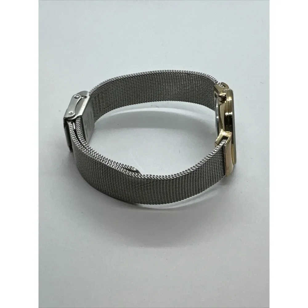 Skagen Freja 358SRSC Women's Two-Tone Steel Mesh Analog Dial Wrist Watch JNA939